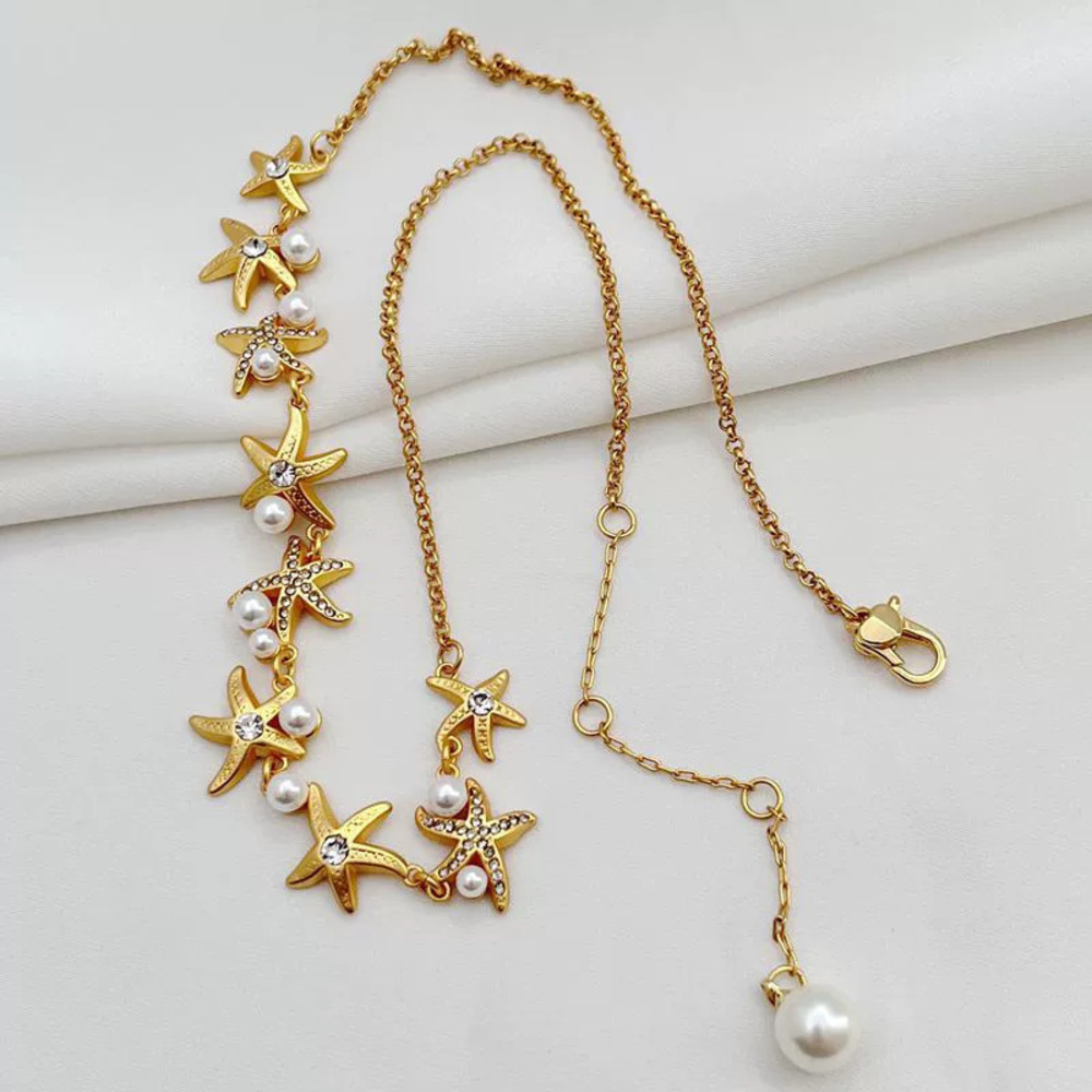 Kendra Scott Vintage Ocean Resort Rhinestone Starfish Necklace